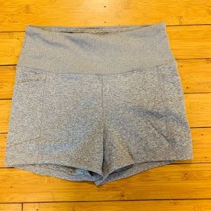 Heather Grey Bike Shorts